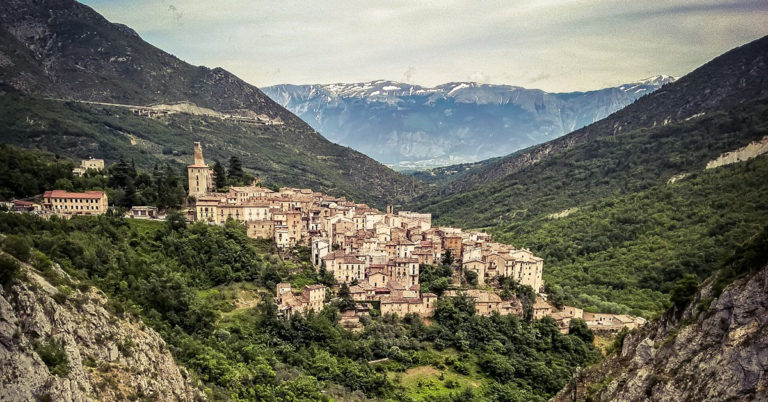 Fjellandsby i Abruzzo