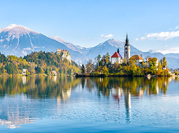 Lake Bled i Slovenia