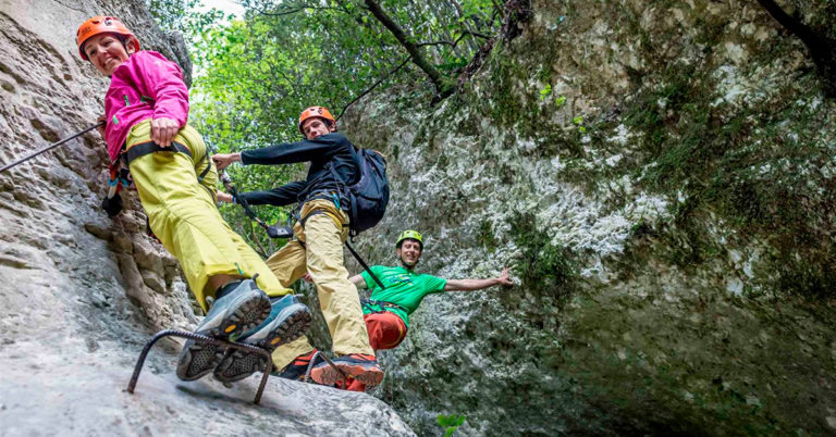 Via Ferrata ved Gardasjøen