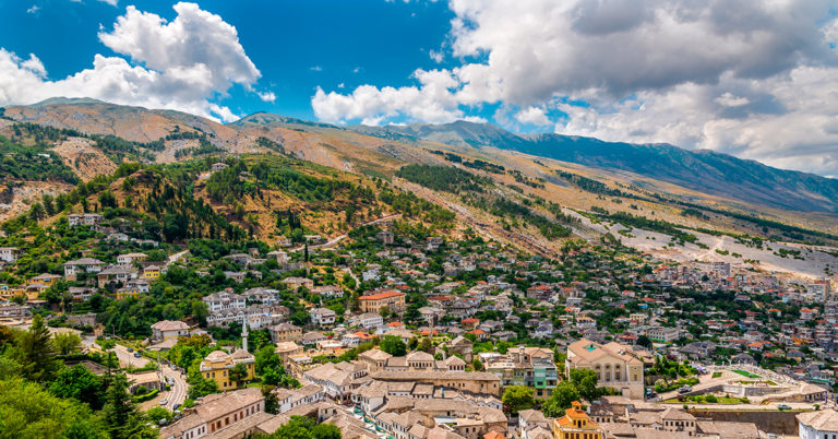 Gjirokaster i Albania