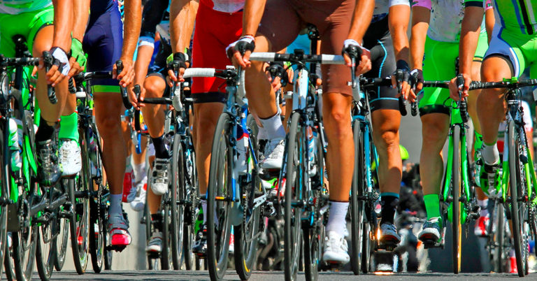 Proff-syklister, bein