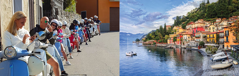 Vespatur langs Lago Maggiore