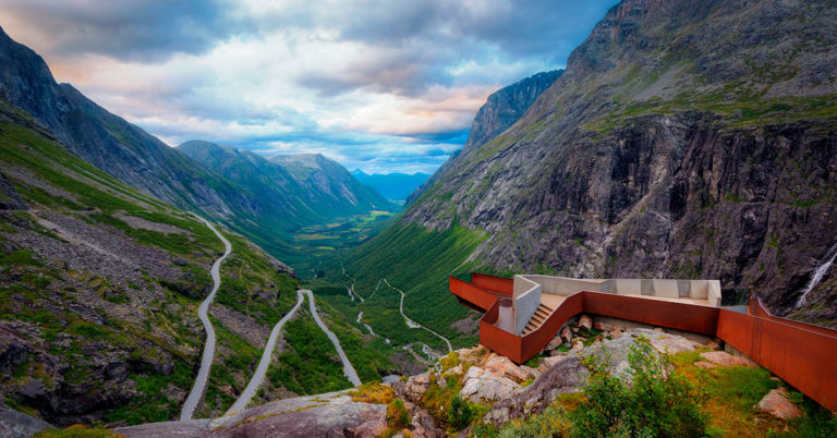 Trollstigen hvor Expa Travel sykler på sine Norgesturer