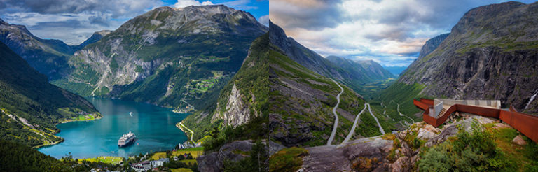 Et lite stykke Norge fra sykkelsetet