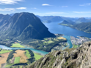 Åndalsnes, Romsdalseggen, Norway