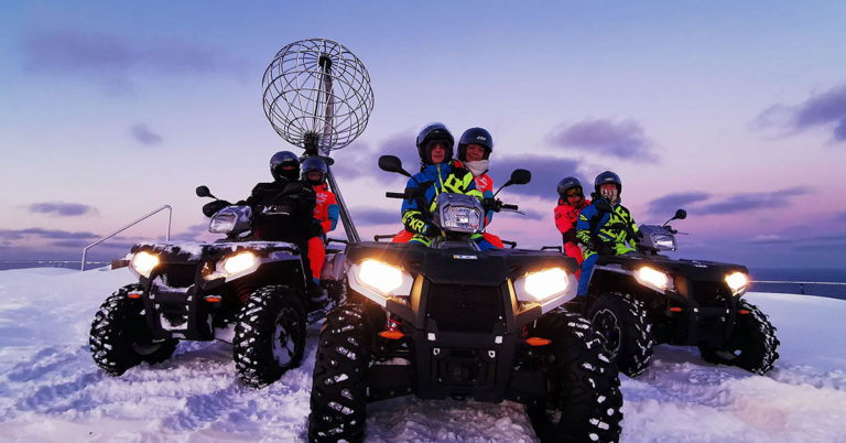 Med ATV til Nordkapp