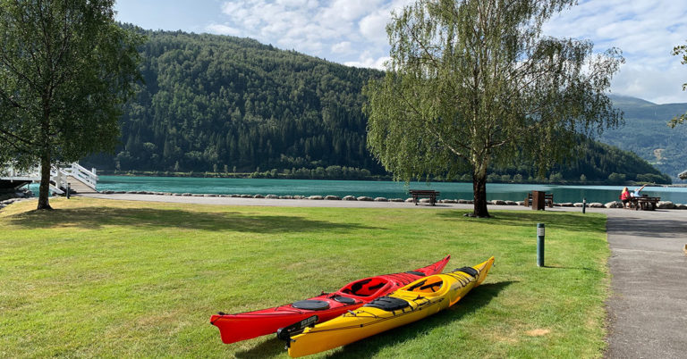 Kajakk i Loen, Norway