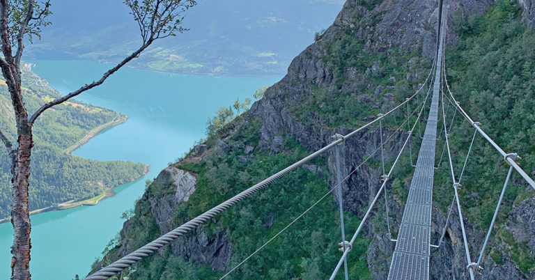 Gjølmunnebrua, Loen Via Ferrata
