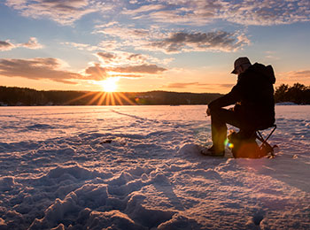 Lite bilde av isfiske