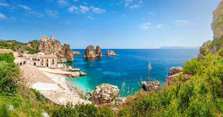 Tonnara di Scopello på Sicilia