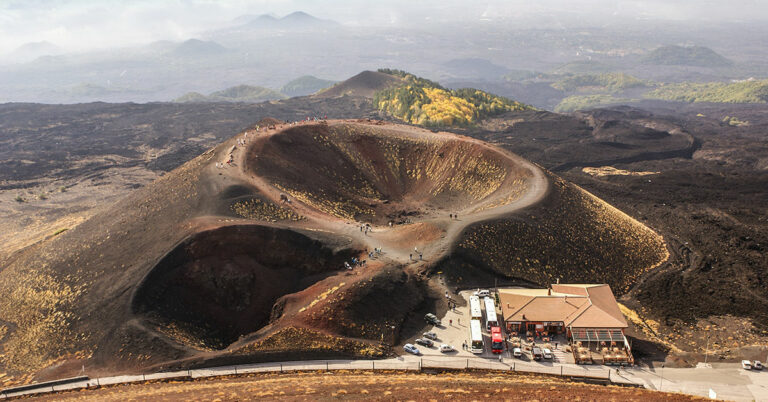 Etna sett ovenfra, Sicilia