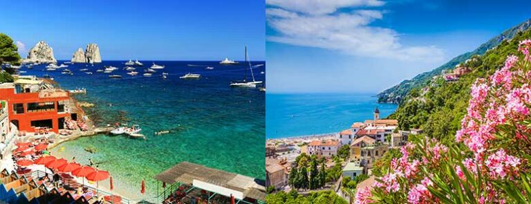 Klart vann på Amalfikysten