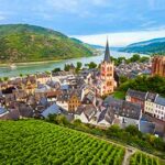 Lite bilde av Bacharach langs Rhinen