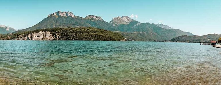 Lake Bourget i Sveits