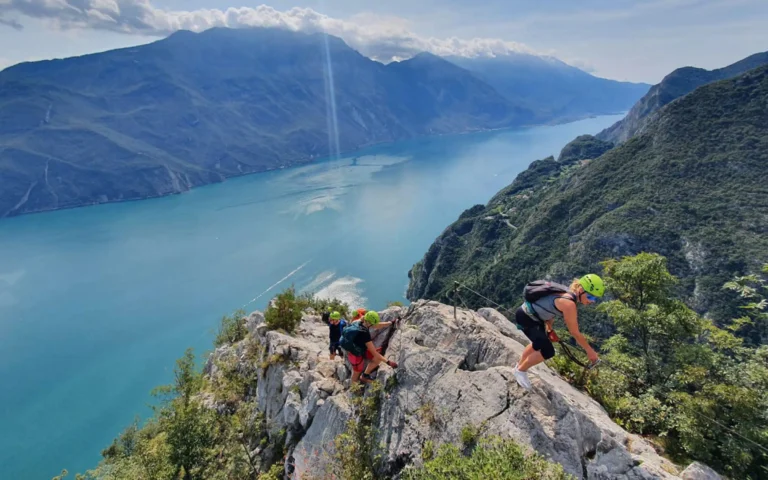 Via Ferrata Cime Capi ved Gardasjøen, Italia