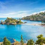 Isola Bella ved Taormina på Sicilia