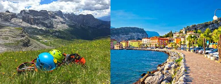 Via Ferrata i Brenta-Dolomittene og fargerike Torbole