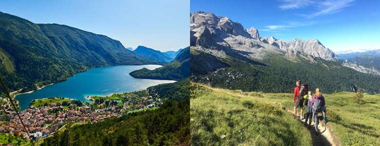 Fottur i Brenta-Dolomittene og Lago Molvena i Brenta-Dolomittene