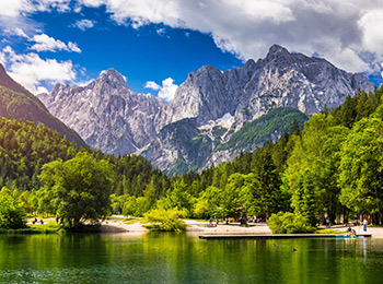 Triglav Nasjonalpark i Slovenia