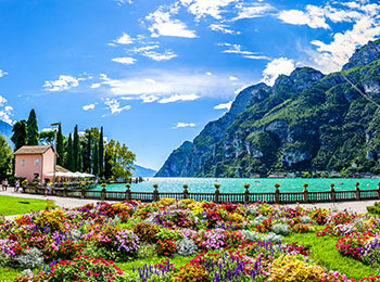 Blomsterparken i Riva del Garda, Italia
