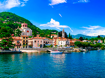 Lago Maggiore i Italia, dit Expa Travel har aktive turer.