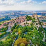 Lite bilde av slottet Rocca Della Guaita i San Marino