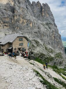 Refugio i Dolomittene
