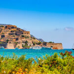 Øya Spinalonga utenfor Kreta, Hellas