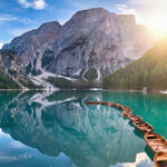 Pragser Wildsee, en av de vakreste innsjøene i Dolomittene