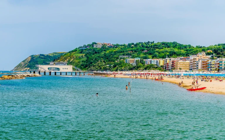 Gabicce Mare ved Adriaterhavet, Italia