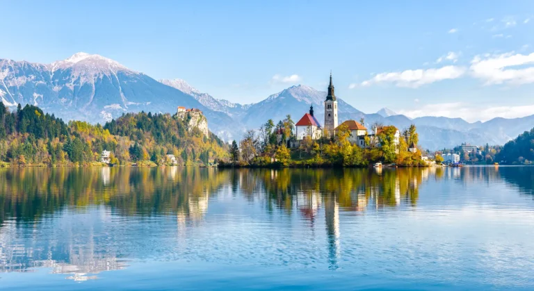 Lake Bled i Slovenia