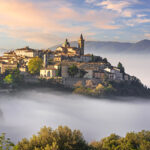 Middelalderbyen Perugia i Umbria, Italia