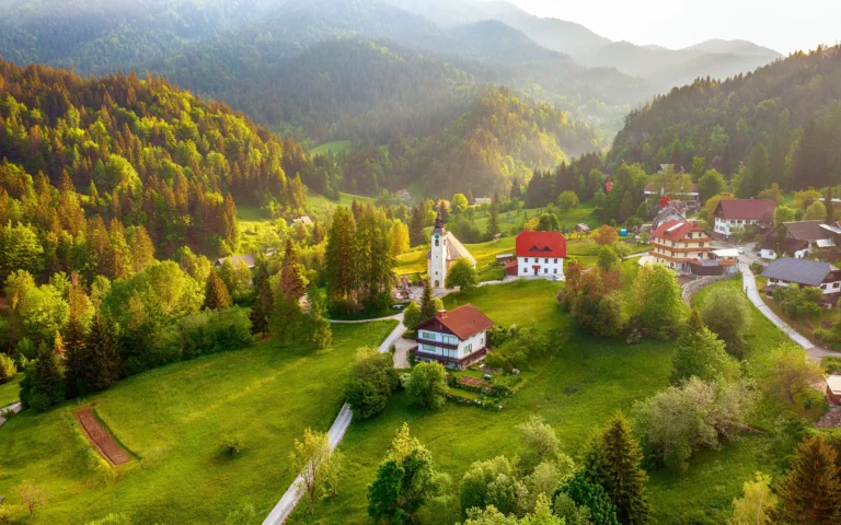 Fjellandsby i Slovenia