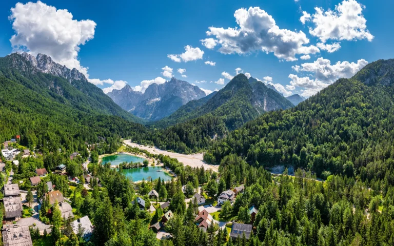 Jasna Lake i Triglav Nasjonalpark, Slovenia