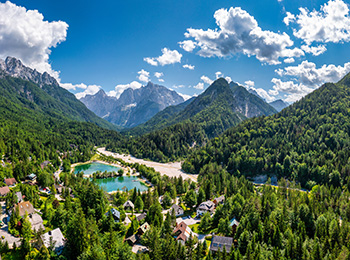 Jasna Lake i Triglav Nasjonalpark, Slovenia