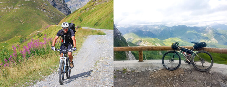 Syklister i Maritime Alps