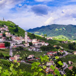 Valdobbiadene i Italia, Proseccoveien