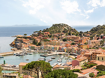 Isola Giglio i Toscana, Italia