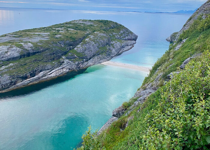 Bildet viser Hovsundet utenfor Bodø.