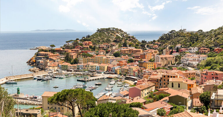 Isola Giglio i Toscana, Italia
