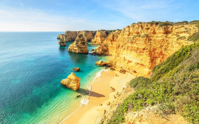 Praia da Rocha Portimao, Algarvekysten, Portugal